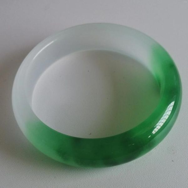 Bangle Grau A Jadeite Myanmar Certificado Jade Pulseiras Mulheres Jóias Finas Genuínas Natural Birmânia Jades Pulseira Senhoras Presentes