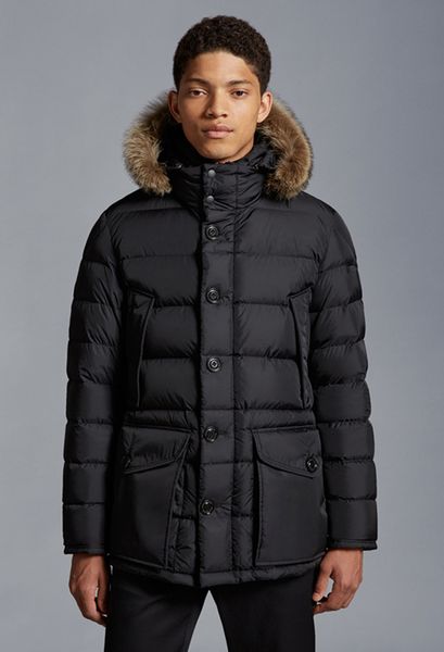 2023 outono inverno masculino pato branco para baixo parkas jaquetas com zíper pele com capuz listrado casacos longos finos mkm010