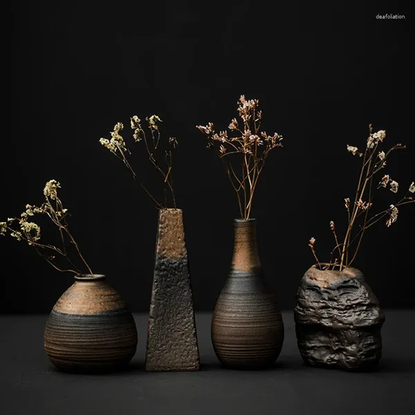 Vasos clássico vaso de flor artesanal pote de cerâmica para sala de estar decoração casa ornamentos presentes de casamento SZ-VS20121202