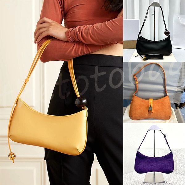 Top Le Bisou Cadenas Suede Bolsa de ombro Perle bolsas hobo Bolsas de fechamento fechará o folha de ombro de fiança ajustável em tons de ouro 23 nova bolsa