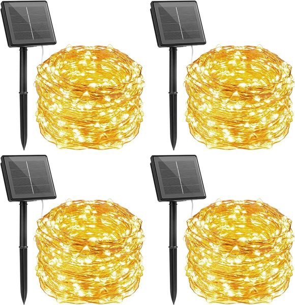 Decorações de jardim ao ar livre à prova dwaterproof água solar led luz ao ar livre guirlanda lâmpada de energia solar luzes do jardim festa de natal jardim lâmpada solar decoração 231027