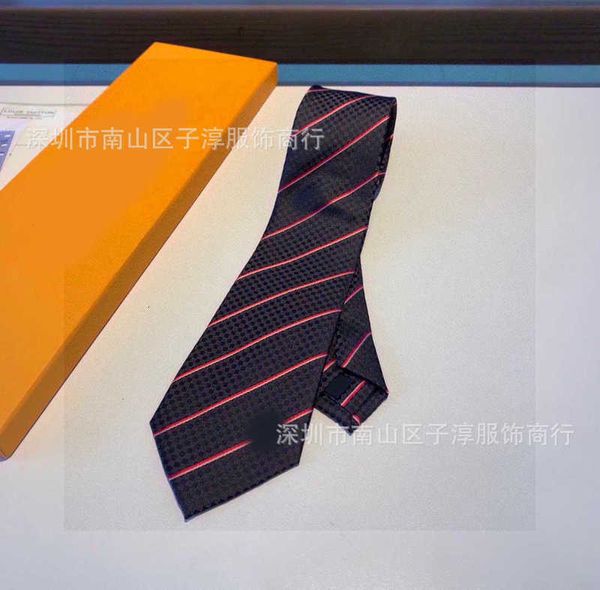 Boyun bağları tasarımcı canlı ürün yeni yüksek kaliteli jacquard ipek kravat ışık lüks erkekler iş ekose dar şerit kravat 8g87