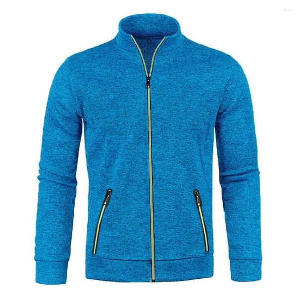 Herrenjacken, modische Rollkragen-Sweatshirts, Herrenpullover, Oberteile, bequeme Sportbekleidung, lässige Streetwear, Stehkragen, Strickmäntel