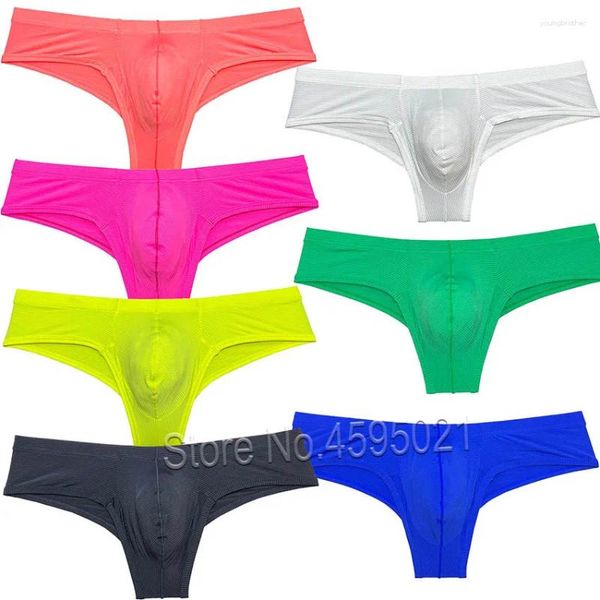 UNDUTTS MEN MINI TOP SEXIS BRIES iç çamaşırı rahat, şişkinlik torbası bikini boksörleri geliştirin