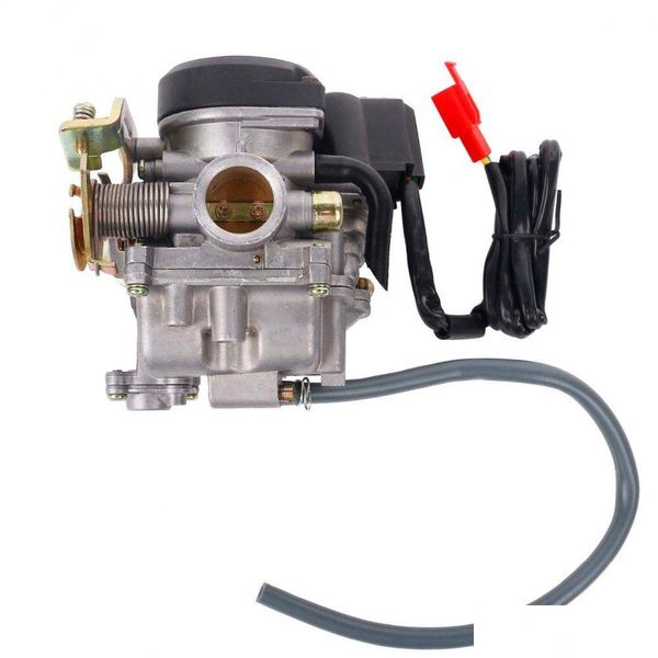 Parti carburatore 19Mm Pd19J Big Bore Carb Cvk Alu. Carburatore Per Il Cinese Gy6 50Cc 60Cc 80Cc 100Cc 139Qmb 139Qma Scooter Ciclomotore Atv G Ot8Hd