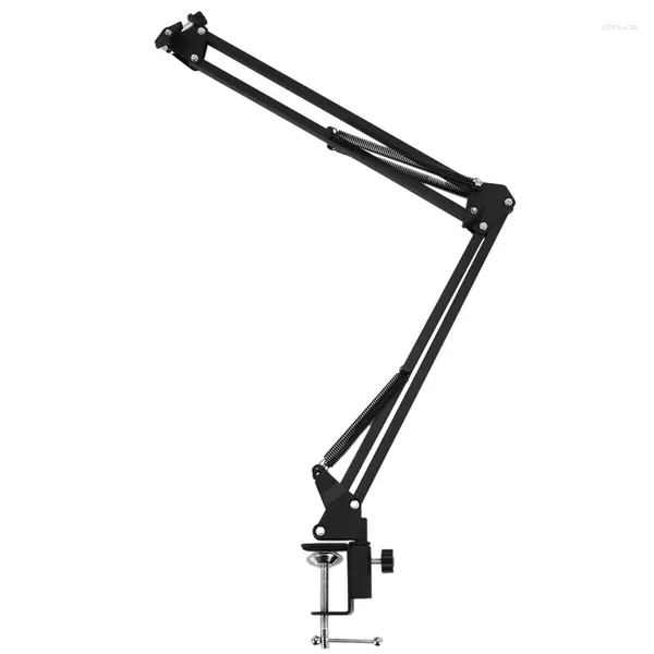 Microfones Pro Desktop Microfone Suspensão Scissor Arm Stand Mesa Braçadeira de Montagem para Samson Blue Snowball