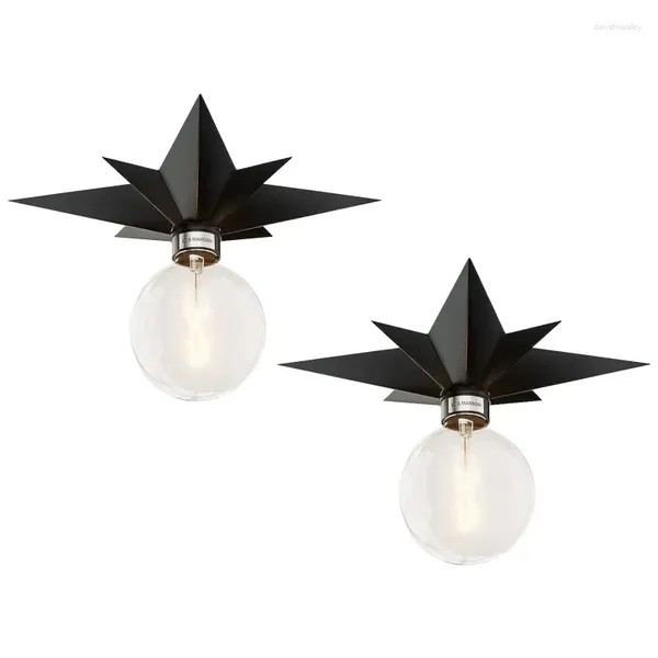 Потолочные светильники Минималистичный золотой железный звездный светильник для украшения дома E27 Лампы для спальни Современные светильники для гостиной