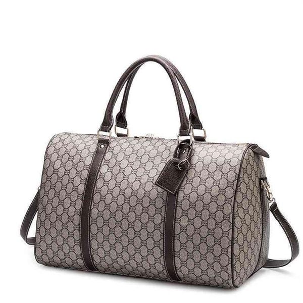 Design novo impresso grande capacidade mão bagagem de curta distância multifuncional viagem bolsa feminina Handbags221l