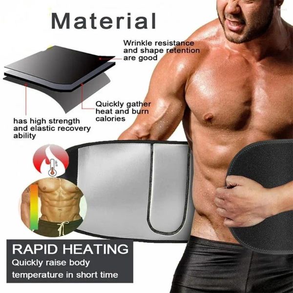 Apoio da cintura TRIMER UNISSEX Soft Soft Fit Fit Perda de peso Tummy Sweat Belt Belly Bandy Band para homens Mulheres