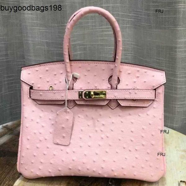 Borse in struzzo Borsa tote in pelle con logo Modello platino Chiusura in oro 25 30 35 Tv Drama Trenta Solo Dong Jie Liu Tao Gu Jia