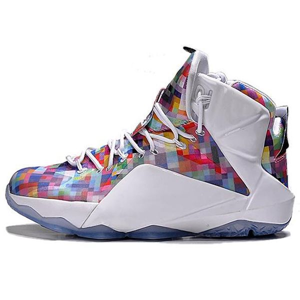 LeBrons 12 Elite Finish Your Breakfast Basketballschuhe 12s South Beach What The All-Star Mehrfarbiges Spiel Herren Outdoor-Sport-Sneaker-Schuhe