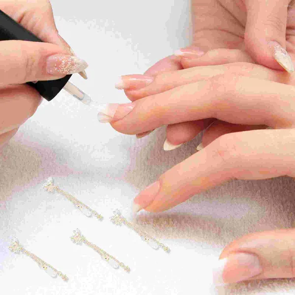 Decorazioni per nail art 3 pezzi Accessori Pendenti per manicure Borchie Strass Unghie Zircone Bella perla fai da te