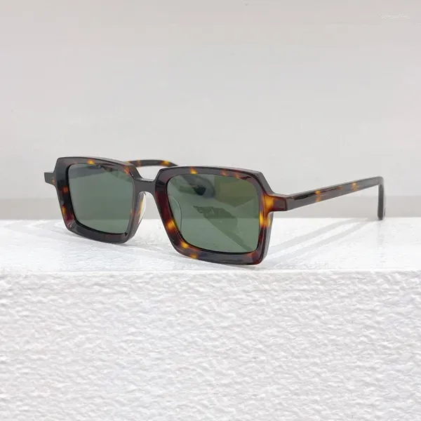 Occhiali da sole Belgio marca originale da donna e da uomo occhiali da vista quadrati in acetato design classico retrò