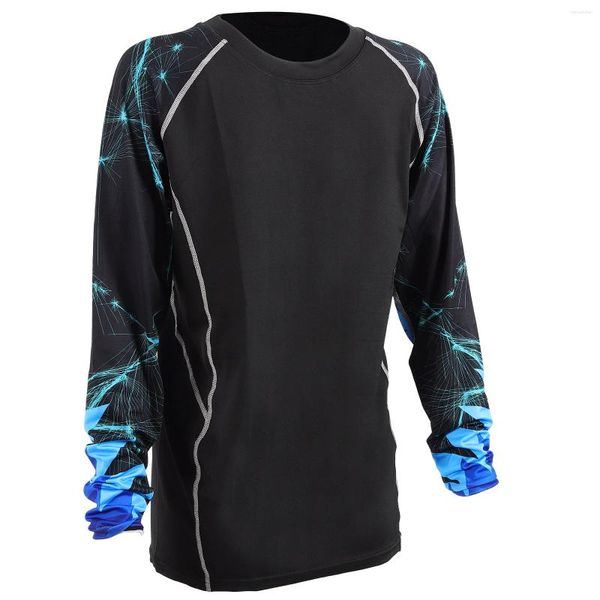 Racing Sets Track Anzug Männer Fitness Kleidung Sport Kompression Langarm Shirts Atmungsaktive Body Polyester Workout