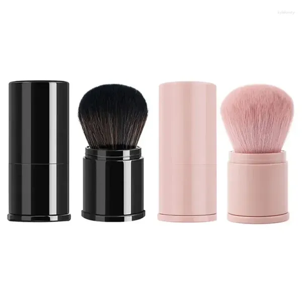 Pincéis de maquiagem 1 PCS portátil mini retrátil blush pincel macio pó solto fundação multi funcional ferramenta de beleza de unhas