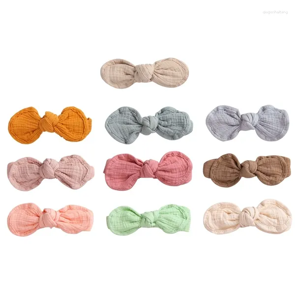 Accessori per capelli Fascia per capelli con fiocco per bambini Orecchie Archi Nodo Turbante Fascia elastica avvolgente