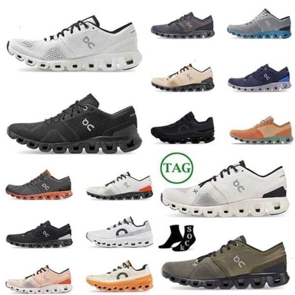 Wolken-Trainer auf Schuhen, Wolken x 3, Schwarz, Weiß, Asche, Orange, Aloe, Sturmblau, Rost, Rot, Rose, Sand, Mitternachtsreiher, Rehkitz, Magnet, Mode, Damen, Herren, Designer