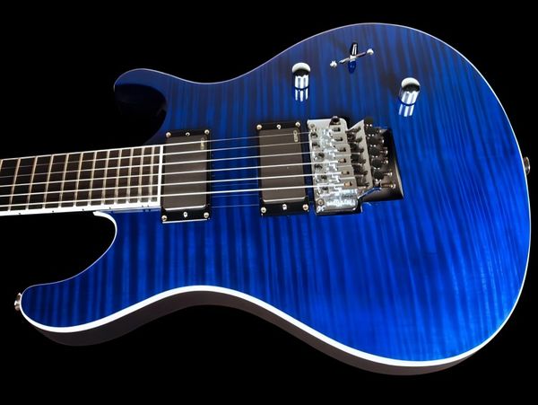 Vendita calda chitarra elettrica di buona qualità SE TORERO FLAME TOP BIRDS ~ ROYAL BLUE! Strumenti musicali#00258