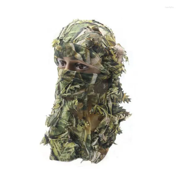 Bandanas 3D camuflagem chapéu máscara facial completa caça ao ar livre capa capa headwear pescoço gaiter