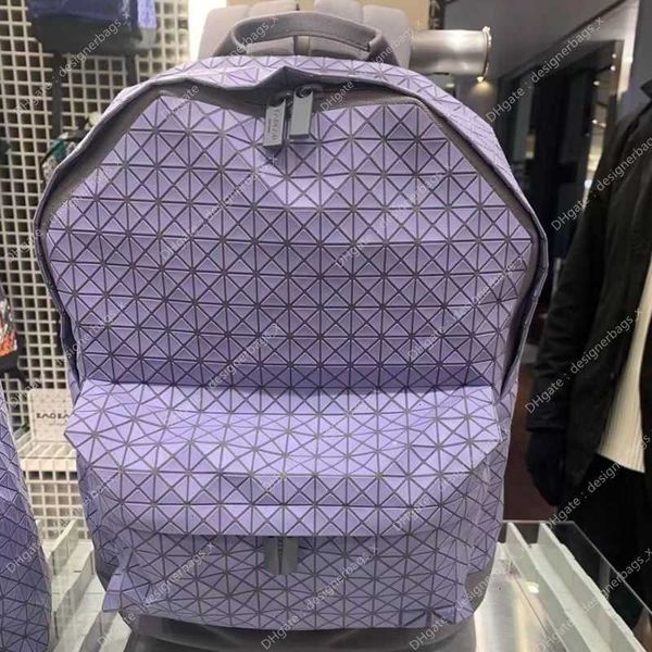 Backpack Wallet Designer di alta qualità Backpack Matte Black Black Unisex Geometric Diamond Grid Leisure Travel Computer