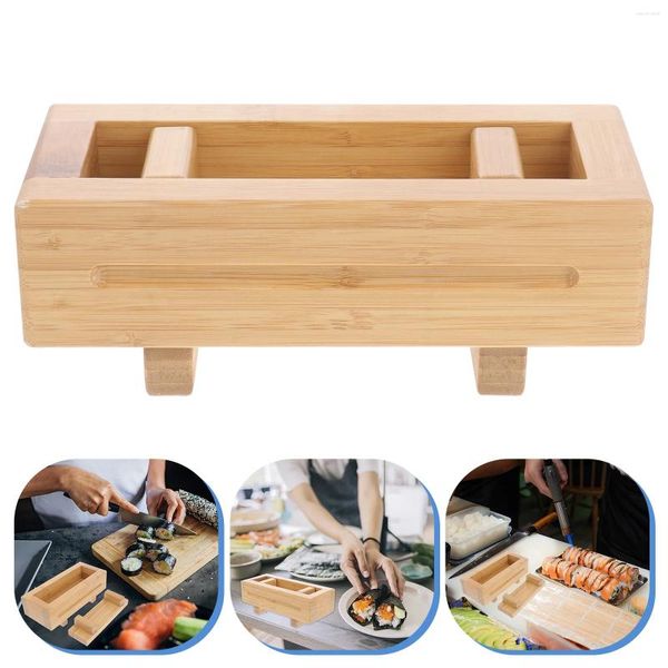 Set di stoviglie Sushi Tool Maker Strumenti per la creazione di stampi a mano Formine per biscotti Palline di riso Bambù giapponese