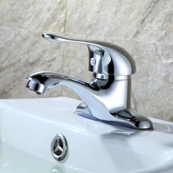 Rubinetti per lavandino del bagno Set di rubinetti per lavabo Miscelatore da piano Miscelatore da cucina Rubinetto miscelatore acqua fredda a doppio foro