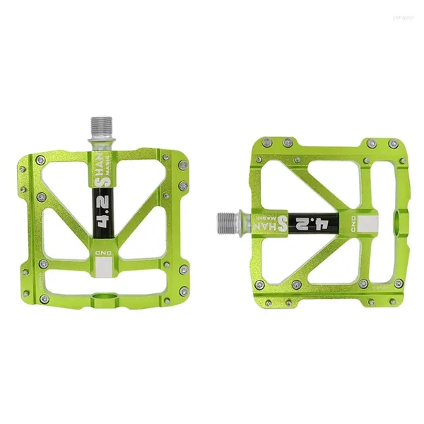 Pedali per bici - Shanmashi Pedal Mountain 3 Cuscinetti Piattaforma per bicicletta ultraleggera MTB BMX Accessori