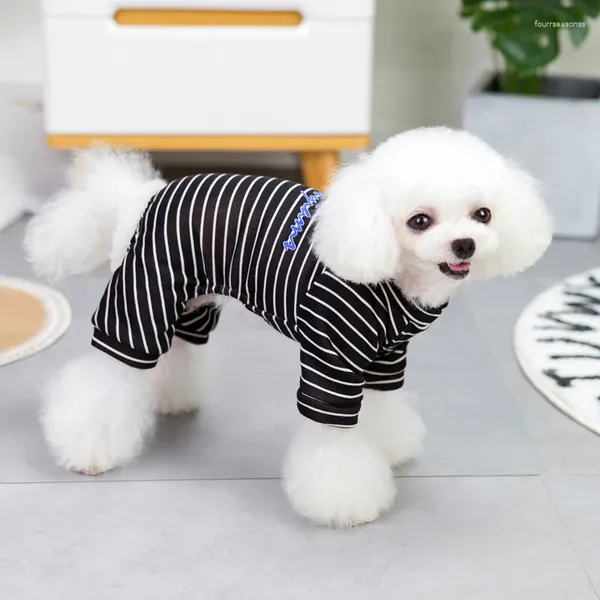 Vestuário para cães de algodão roupas pequenas roupas para animais de estimação macacão atacado roupas filhote de cachorro pijamas yorkshire terrier shih tzu pomeranian terno