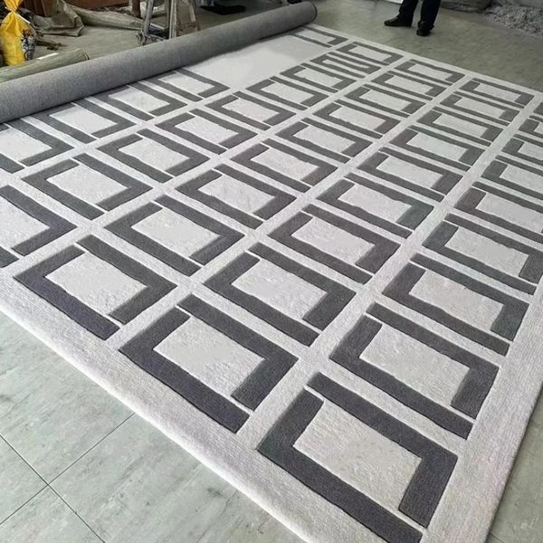 tappeto di tappeto di lusso tappeto di tappeto marchio leggero soggiorno tavolino da letto per ispessimento personalizzato di fascia alta contattaci per visualizzare le immagini del prodotto stesso