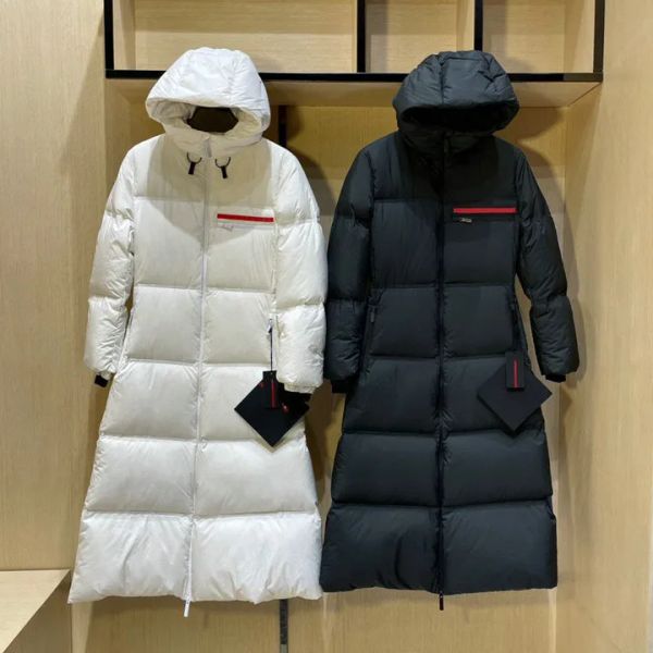 Frauen Unten Parkas 2023 Neue Stil Trendy Mantel Frauen Winter Jacke Baumwolle Gepolstert Warme Maxi Puffer Damen Lange Mäntel Parka femme Jacke