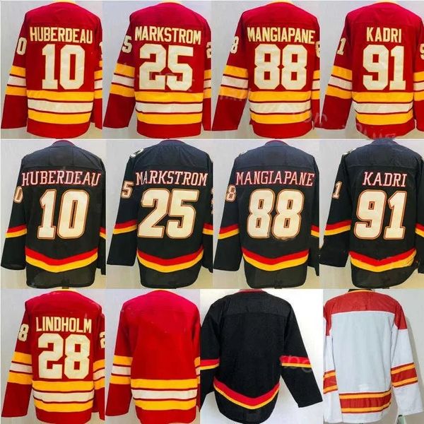 Maglia da hockey Calgary Walker Duehr Dillon Dube Yegor Sharangovich Matt Coronato Nikita Zadorov Kenzie Weegar Nazem Kadri A.J.Greer Fiamme Dennis Gilbert