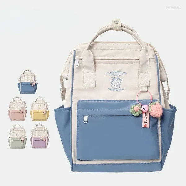 Borse da scuola Borsa per pannolini Borsa per pannolini funzionale personalizzata di lusso pieghevole Borsa bagnata Pannolino per mamma Zaino per mamma impermeabile per donna