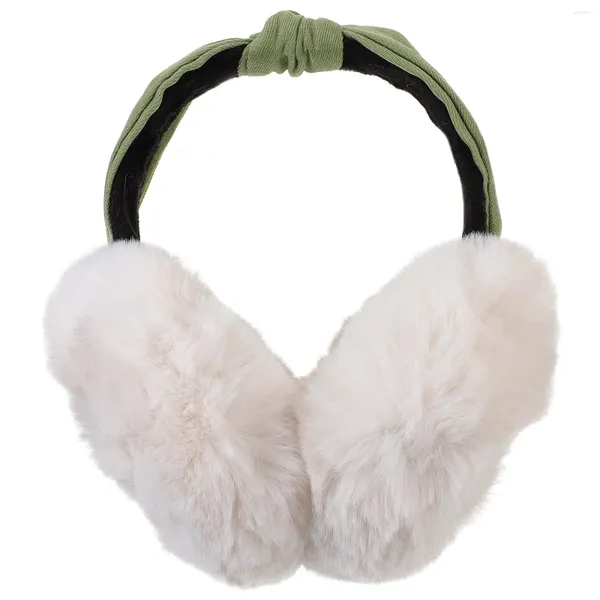 Berets Ear Muffs Mulheres Earmuffs Winter Fold Warmer Mens Plush Fluffy Womens Women's Cuff