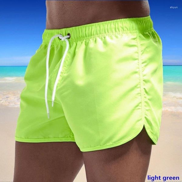 Herren Shorts Schwimmen Sommer Board Surfen Sexy Low Waist Beachwear Badehose Meer Männliche Masculinos