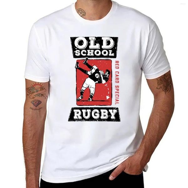 Polo da uomo Old School - T-shirt speciale cartellino rosso T-shirt per felpe T-shirt per ragazzo a maniche corte