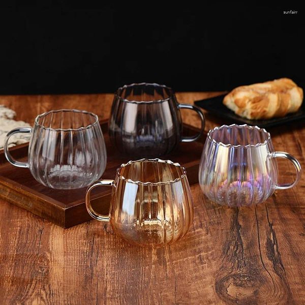 Bicchieri da vino Bicchiere da 400 ml Tazza da caffè in vetro Whisky Tè Termoresistente al calore Cocktail Vodka S Tazza Bicchieri Tumbler Tazze