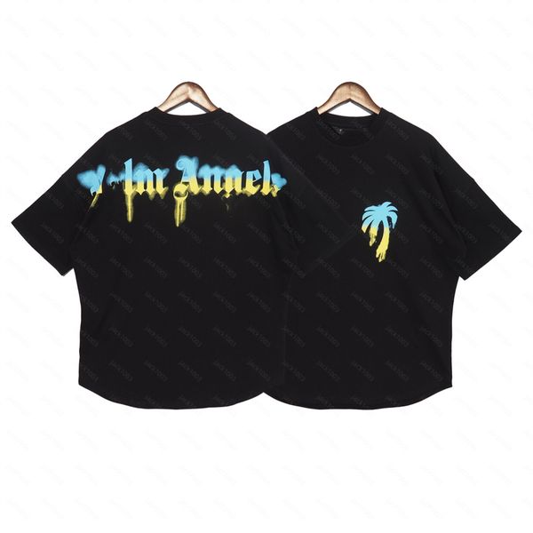 Мужские футболки Palms Palm Angel Pa Harajuku Ss Spring Letter Printing Luxurys t Shirt Свободные футболки оверсайз в стиле хип-хоп унисекс с короткими рукавами Angels Pyk