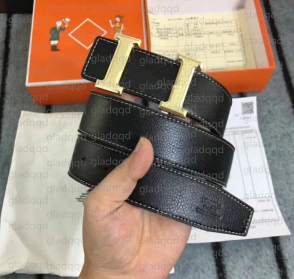 Cinture da uomo Cinture Moda classica Business Cintura casual Cintura da uomo all'ingrosso Cintura da donna con fibbia in metallo Larghezza 3,8 cm Scatola arancione AAA