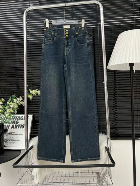 Jeans femininos mulheres verão buraco rasgado branqueado forma reta calças cintura alta lavada desgastada