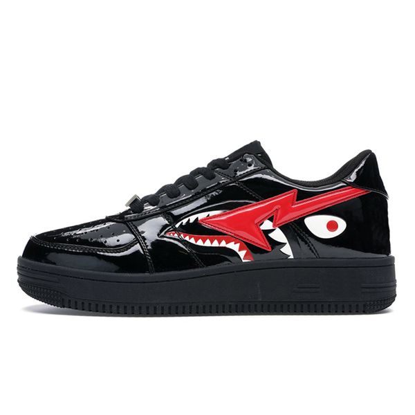 Stask8 Designer Sta Sapatos Casuais Sk8 Baixo Homens Mulheres Patente Couro Preto Branco Abc Camo Camuflagem Skateboarding Esportes Ly Sneakers Treinadores Ao Ar Livre Tubarão C1