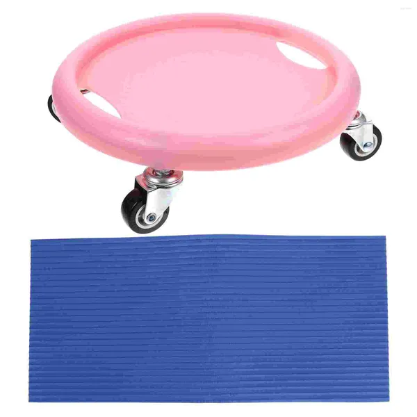 Zubehör Slider Fitnessgeräte Rollscheiben Bauchübung Gleiten Fitness Skateboard Bauchtrainingszubehör Mute Plate