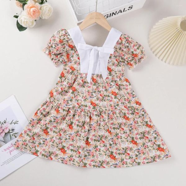 Mädchen Kleider Bär Führer Kleid Koreanische Version Kinder Kleidung Herbst Kleine Baby Mädchen