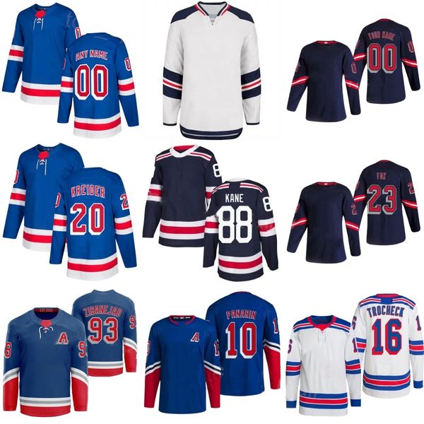 Hockey Jersey New Artemi Panarin York Adam Fox Chris Kreider Filip Chytil Mika Zibanejad Erik Gustafsson Kandre Miller Alexis Lafreniere Rangers Kaapo Kakko