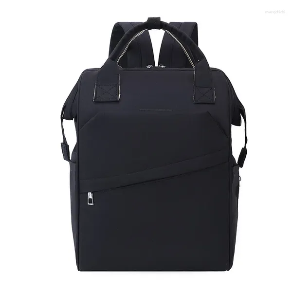 Sırt çantası moda atmosfer mumya çantası büyük kapasiteli basit anne seyahat pratik anne ve bebek malzemeleri depolama