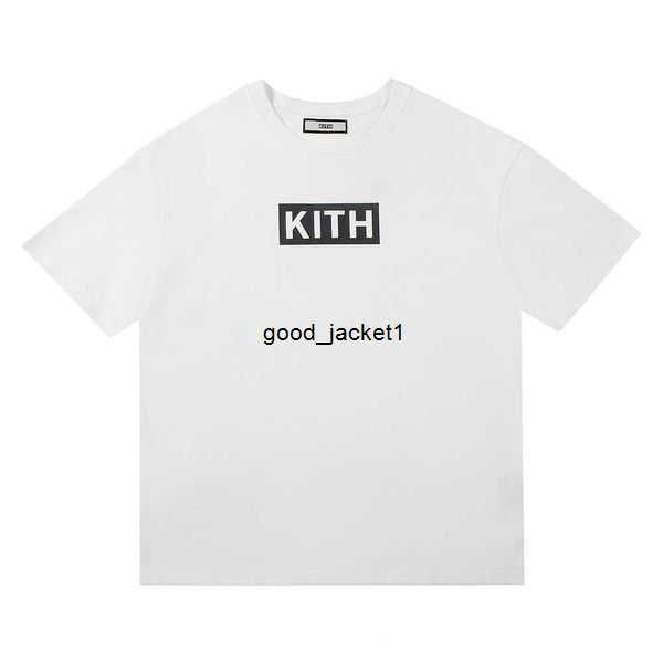 T-shirt da uomo Collezione Kith Godfather Co Branded Box T-shirt stampata a maniche corte con scollo tondo allentato per uomo e donna firmata Kith con cappuccio 5 MY0E