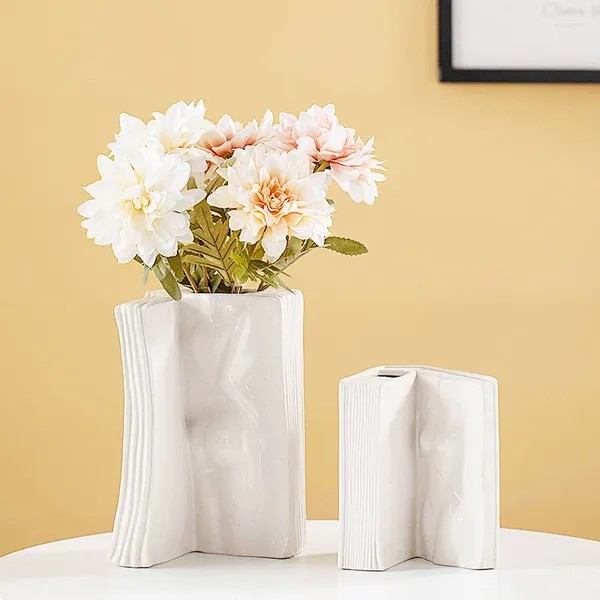 Vasi in ceramica Face Book Ornamenti per vasi Soggiorno Camera da letto Corpo umano Disposizione dei fiori Contenitore Accessori per la decorazione della casa