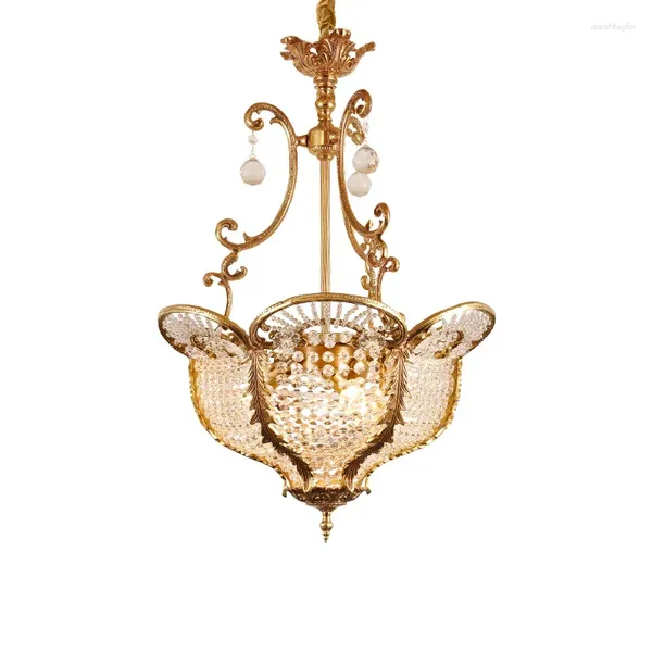 Lampade a sospensione DINGFAN Bellissimo design moderno soggiorno Led Lampadari di cristallo di lusso in stile europeo