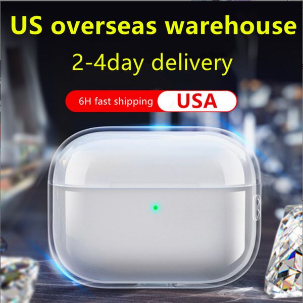 Cover per Apple AirPods Pro 2 AirPod Pro Air Pods Gen 3 2a 3a generazione ANC Auricolari Bluetooth wireless Cuffie Scatola di ricarica wireless Custodia antiurto