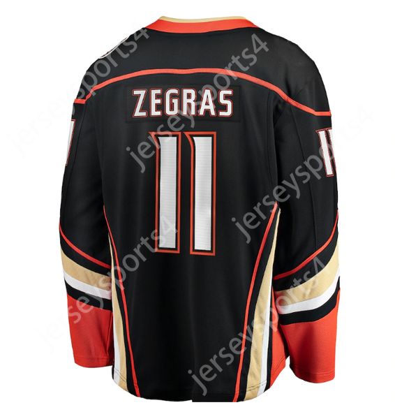 2023 Novo atacado nome personalizado número superior costurado camisas de hóquei no gelo Anaheim 11 Trevor Zegras 15 Ryan Getzlaf 19 Troy Terry