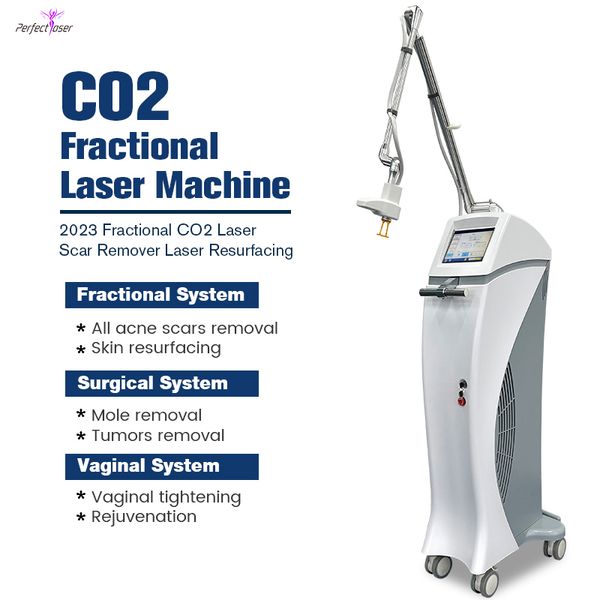 2023 máquina fracionária do laser do co2 anti-rugas máquina vaginal que aperta a máquina da remoção da cicatriz da acne equipamento anti-envelhecimento facial